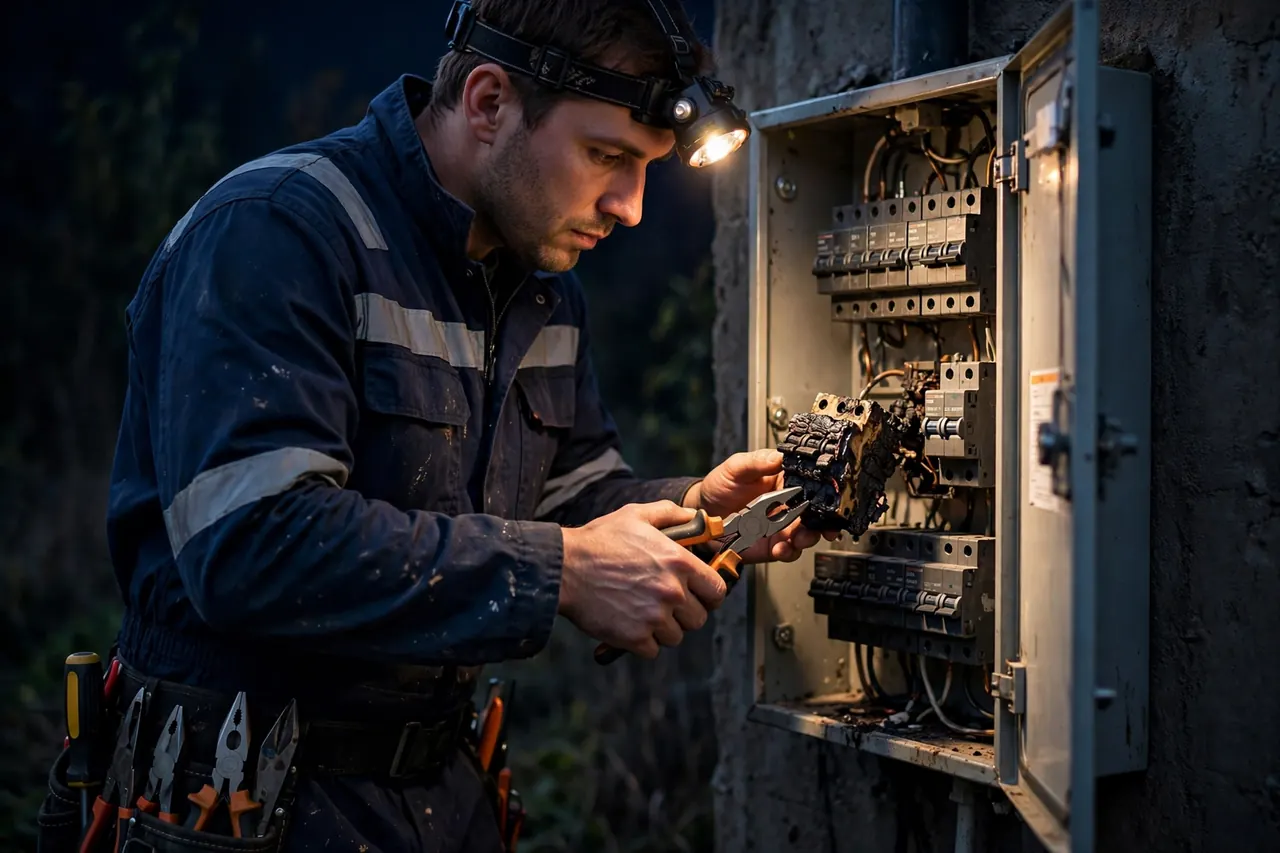 Electrical Panel On Fire: The First Actions That Keep People Safe — guide image